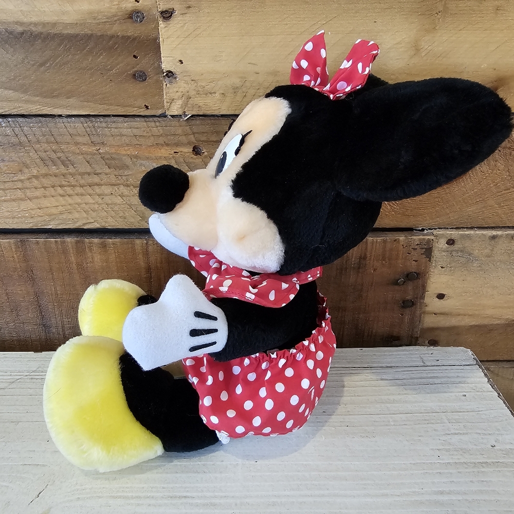 Vintage '80s Minnie Mouse plush Disneyland/Disney World 12-1/2" high - Picture 3 of 8